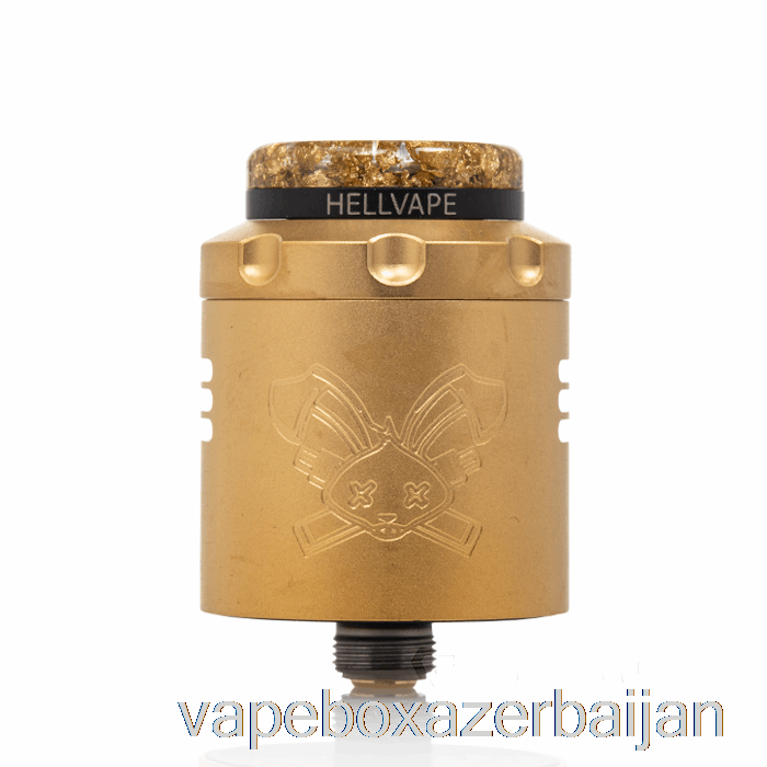 Vape Azerbaijan Hellvape DEAD RABBIT V3 24mm RDA [6th ANNI] Gold Black